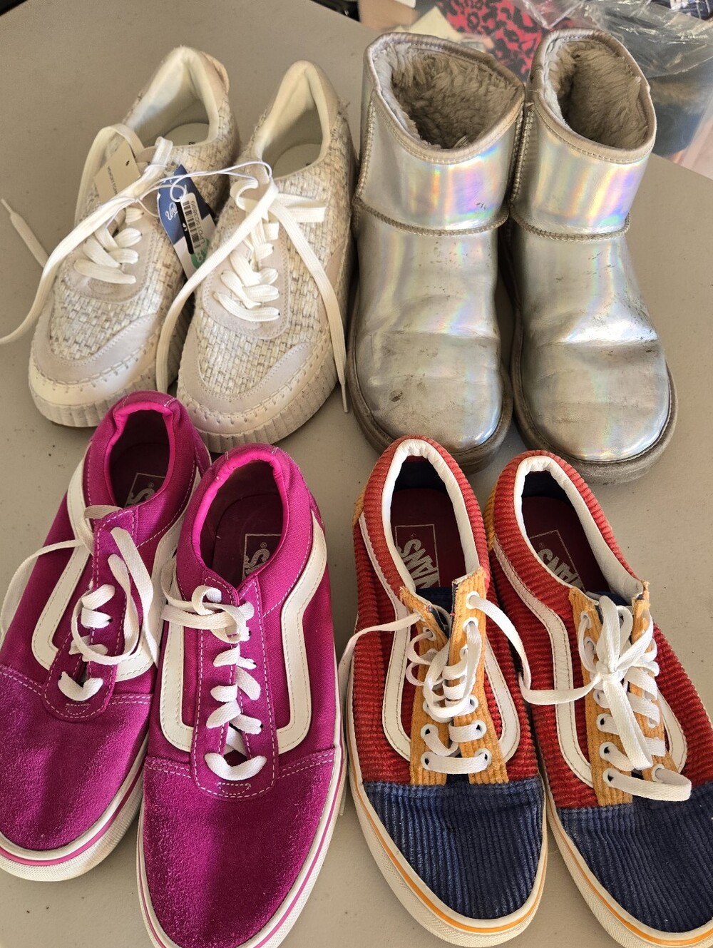 VANS UGG Size 8 - 8.5 women's Bundle of Four (4)